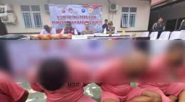 Polda Kalbar Musnahkan 8 Kilogram Sabu Hasil Pengungkapan Kasus Selama September