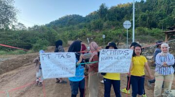 Warga Desa Torete Hentikan Aktivitas PT TAS, Protes Penggusuran Lahan Tanpa Izin