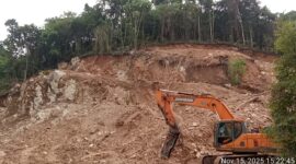Keterangan gambar: Kondisi salah satu lokasi penambangan ilegal di Desa Bente, Kecamatan Bungku Tengah, Kabupaten Morowali, Sulawesi Tengah, yang dokumentasinya diambil pada Sabtu, 15 November 2025.