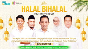 Persatuan Pemuda Indonesia Timur di Jabodetabek, Halalbihalal Bertajuk “Torang Samua Basudara”