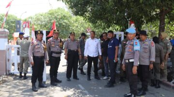 Berlangsung Kondusif, Polres Bulukumba Sukses Kawal Unras Masyarakat dari 3 Kecamatan.