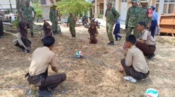 Sinergi TNI dan Sekolah, Personel Kodim 1411/Bulukumba Gembleng Siswa SMKN 7 Melalui Program Korps Kadet Republik Indonesia (KKRI)