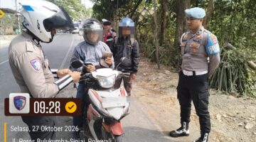 Hari Ketiga Operasi Patuh Pallawa 2026, Sat Lantas Polres Bulukumba Gencarkan Sosialisasi dan Imbauan.