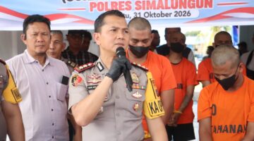 Press Release KRYD Oktober 2026: Kapolres Simalungun Ungkap Tiga Kasus 3C, Pelaku Pencurian Diringkus hingga Labuhan Batu dan Batu Bara